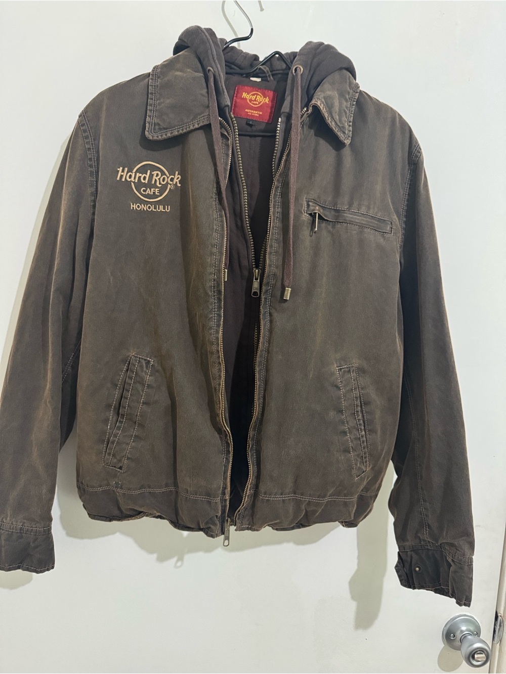 Hard Rock Cafe Men's Hooded Jacket